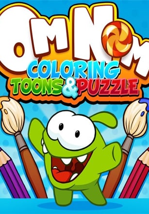 Скачать Om Nom: Coloring, Toons and Puzzle