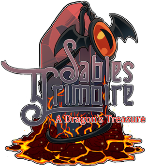 Sable's Grimoire: A Dragon's Treasure Логотип