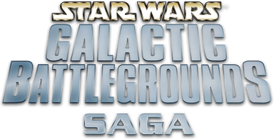 STAR WARS Galactic Battlegrounds Saga Логотип