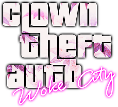 Clown Theft Auto: Woke City Логотип