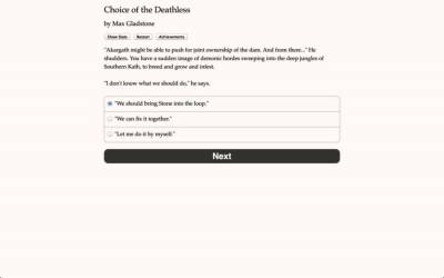 Choice of the Deathless скачать на пк