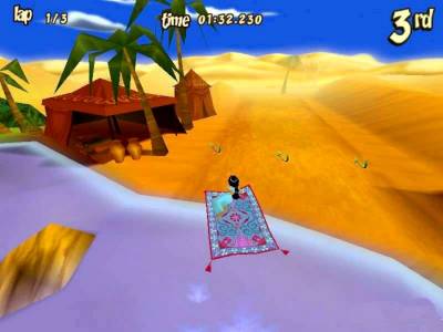 Aladdin's Magic Carpet Racing скачать на пк