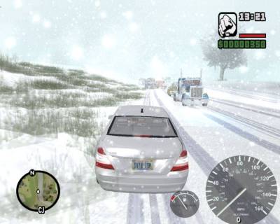 Grand Theft Auto: San Andreas - Winter Edition бесплатно скачать на пк