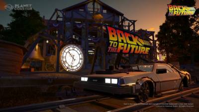 Planet Coaster - Back to the Future Time Machine Construction Kit бесплатно скачать на пк