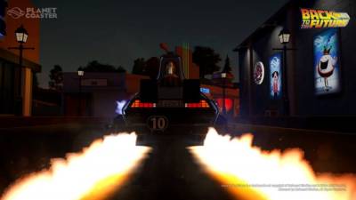 Planet Coaster - Back to the Future Time Machine Construction Kit скачать на пк