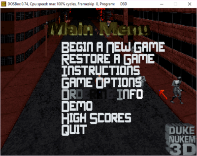 LameDuke Duke Nukem 3D Prototype бесплатно скачать на пк