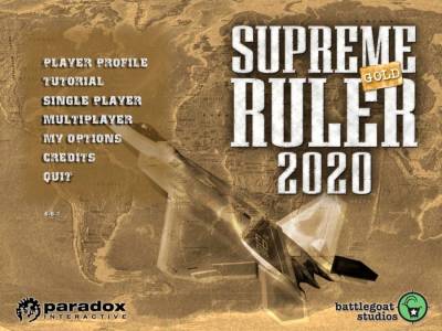 Supreme Ruler 2020 Gold скачать на пк