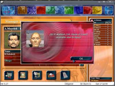 Football World Manager 2000 бесплатно скачать на пк