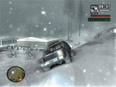 скачать игру GTA San Andreas зима