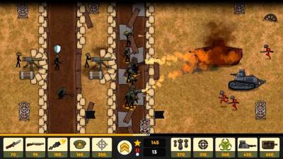 Stickman Trenches бесплатно скачать на пк