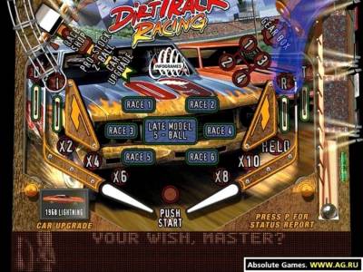 Dirt Track Racing Pinball бесплатно скачать на пк