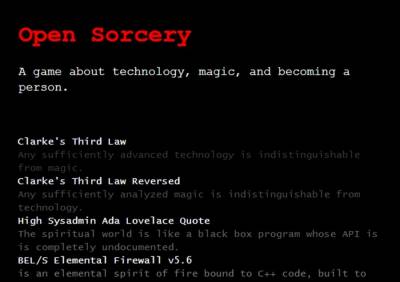 Open Sorcery скачать на пк