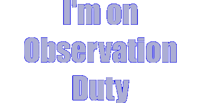 I'm on Observation Duty Логотип