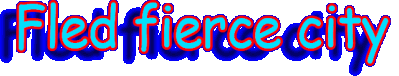 Fled fierce city Логотип