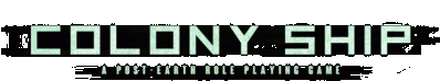 Colony Ship: A Post-Earth Role Playing Game Логотип