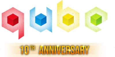 Q.U.B.E. 10th Anniversary Логотип