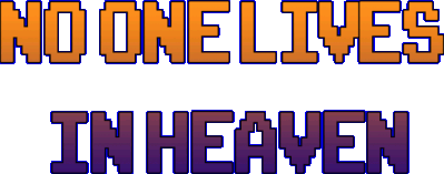 No one lives in heaven Логотип