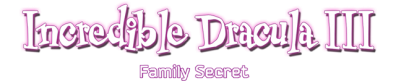 Incredible Dracula 3: Family Secret Логотип