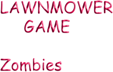 Lawnmower Game: Zombies Логотип
