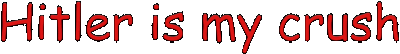 Hitler is my crush Логотип