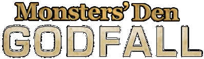 Monsters' Den: Godfall Логотип
