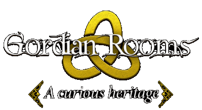 Gordian Rooms 1: A curious heritage Логотип