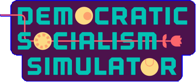 Democratic Socialism Simulator Логотип