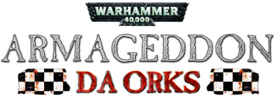 Warhammer 40,000: Armageddon - Da Orks Логотип