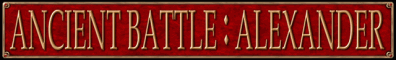 Ancient Battle: Alexander Логотип