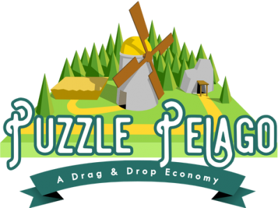 Puzzle Pelago - A Drag and Drop Economy Логотип