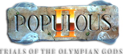 Populous 2: Trials of the Olympian Gods Логотип
