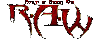 R.A.W. Realms of Ancient War Логотип