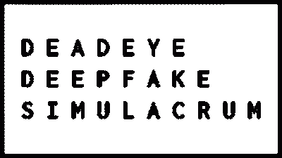 Deadeye Deepfake Simulacrum Логотип