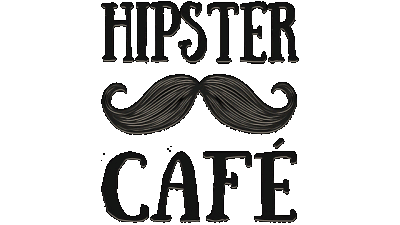 Hipster Cafe Логотип