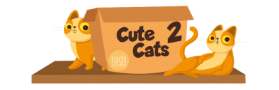 1001 Jigsaw. Cute Cats 2 Логотип