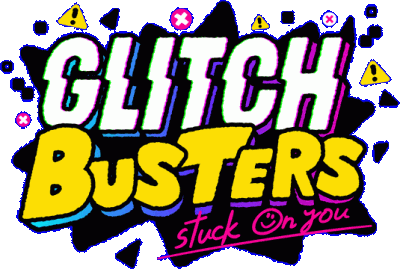 Glitch Busters: Stuck On You Логотип