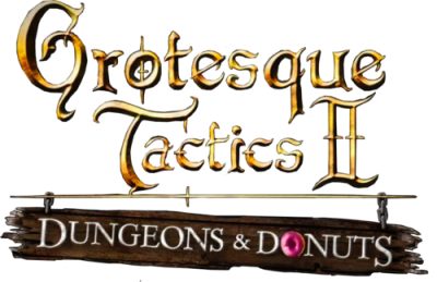 Grotesque Tactics 2 – Dungeons and Donuts Логотип