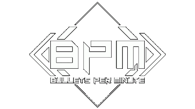 BPM: BULLETS PER MINUTE Логотип