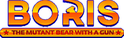BORIS the Mutant Bear with a Gun Логотип
