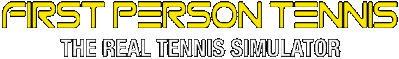 First Person Tennis - The Real Tennis Simulator Логотип