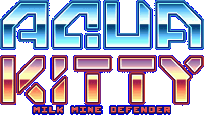 Aqua Kitty - Milk Mine Defender Логотип