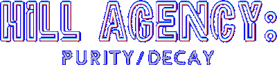 Hill Agency: PURITYdecay Логотип