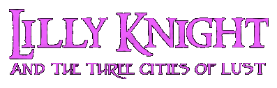 Lilly Knight and the Three Cities of Lust Логотип