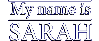 My Name is Sarah Логотип