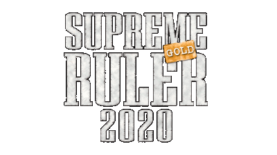 Supreme Ruler 2020 Gold Логотип