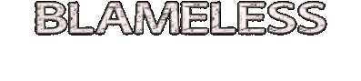 Blameless Логотип