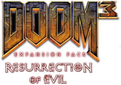 DOOM 3 Resurrection of Evil Логотип