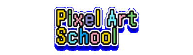 Pixel Art School Логотип