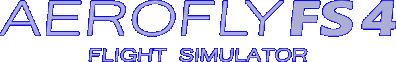 Aerofly FS 4 Flight Simulator Логотип