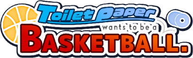 Toilet paper wants to be a basketball Логотип